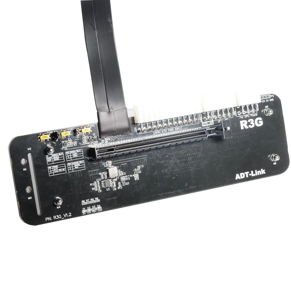 Egpu R43sg ADT-Link PCIe x16 к M.2 NVMe eGPU адаптер eGPU M.2 NVMe край к разъему ...