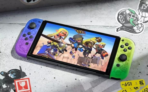 Игровая приставка Nintendo Switch OLED 64 ГБ, Splatoon 3 Edition