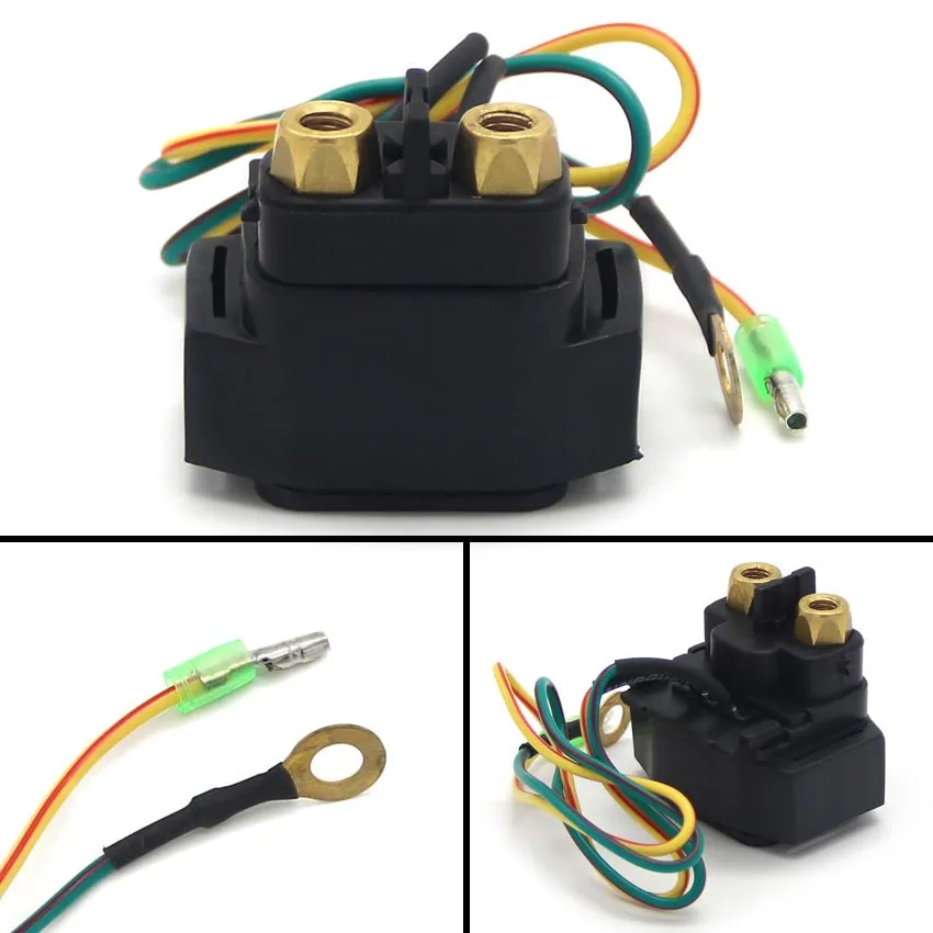 Реле стартера (стартерное реле) для лодочных моторов Tohatsu MFS15 / MFS25 / MD40 / MD90 / M115 (2002-2014), OEM 3H8-76040-0, вариант, фото 3