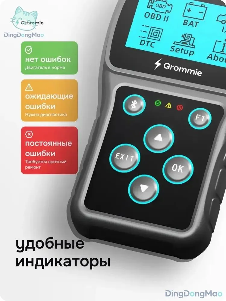 Сканер для диагностики автомобилей OBD2, ОБД2 сканер, автосканер, вариант, фото 5