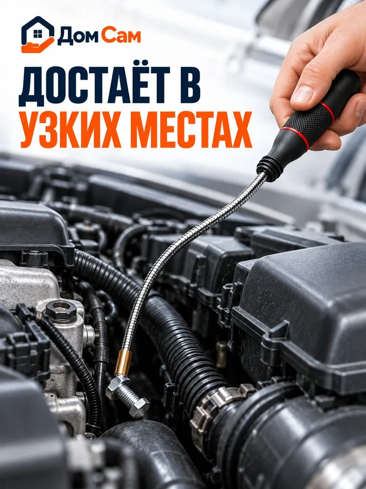 Магнитный щуп гибкий, до 0,5 кг, 500 г, фото 3