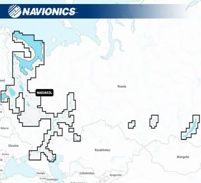 Карта глубин C-MAP + Navionics центральная часть РФ для Lowrance, вариант, фото 3