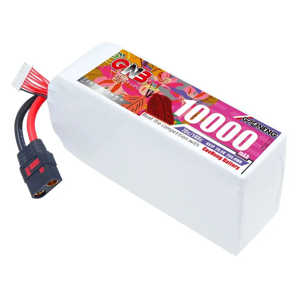 Gaoneng GNB 8S1P 29.6V 10000mAh 70C Lipo battery