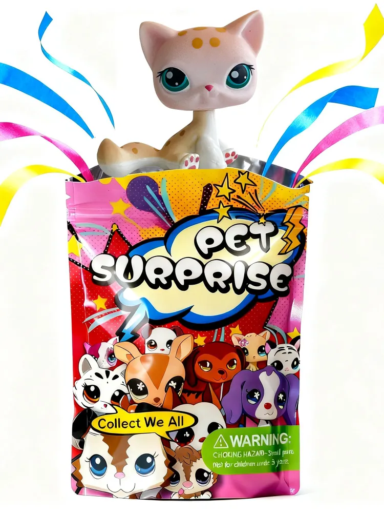 Pet Shop #224,лпс игрушки,Короткошерстная кошка,подарок для девочки(С упаковочным пакетом), вариант