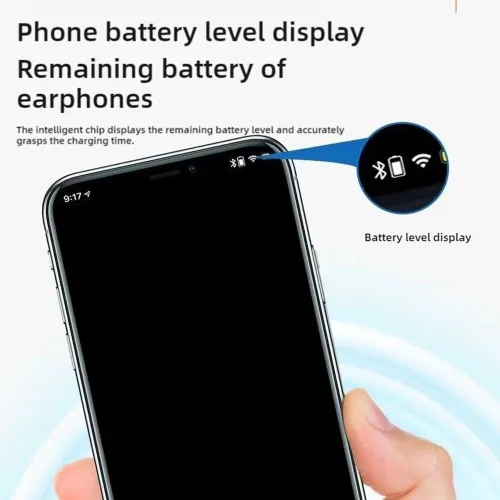 Наушники беспроводные, черный, белый