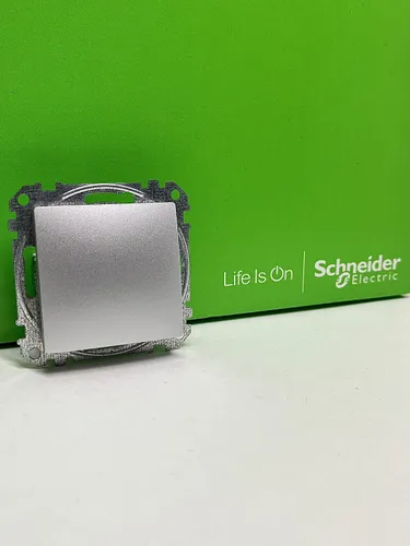 Переключатель перекрестный 1-клавишный 10АХ Schneider Electric Sedna Design, алюминий SDD113107
