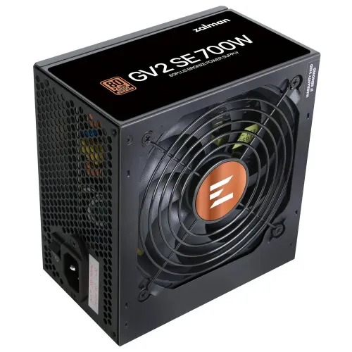 Блок питания для ПК Zalman ZM700-GV2SE 700W 12cm Fan 80PLUS Bronze, (ZM700-GV2SE)