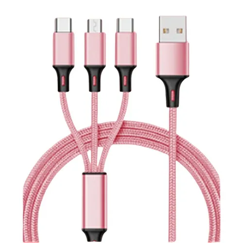 Кабель для мобильных устройств Apple Lightning/USB 2.0 Type-A, 1.2 м, розовый