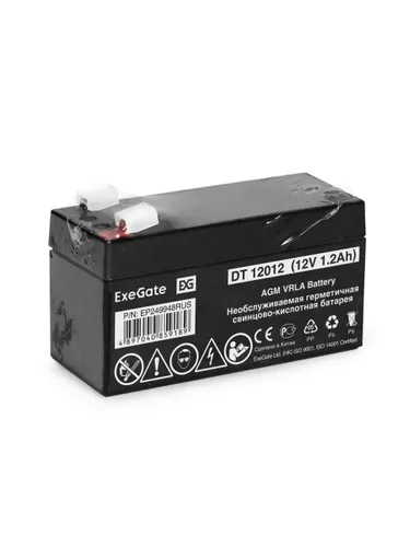 ExeGate EP249948RUS Батарея DT 12012/EXG12012 (12V 1.2Ah), клеммы F1