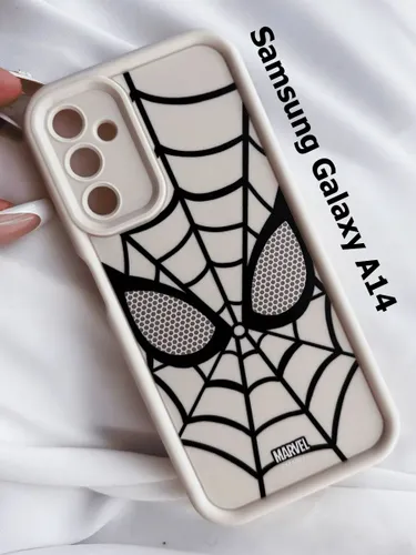 Чехол Samsung Galaxy A14 ( самсунг а14 ) человеком пауком силиконовый с защитой камеры