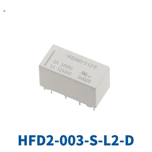 Реле бистабильное HFD2-003-S-L2-D, двухкатушечное, 1A 125V AC, переключатель сигнальный