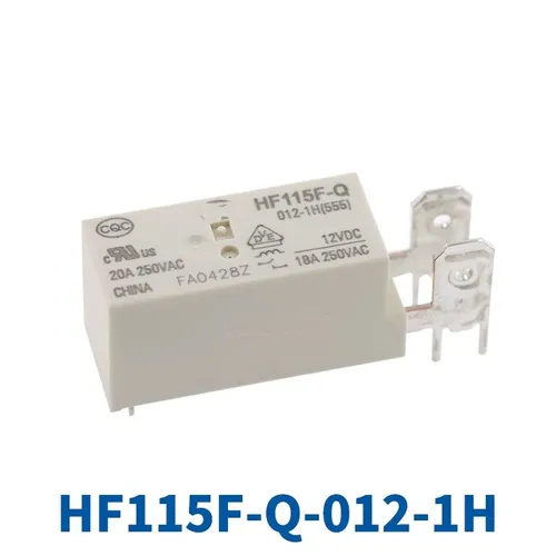 Реле электромагнитное HF115F-Q-012-1H (1НО, 5VDC, 16A 250VAC) - для промышленной автоматики