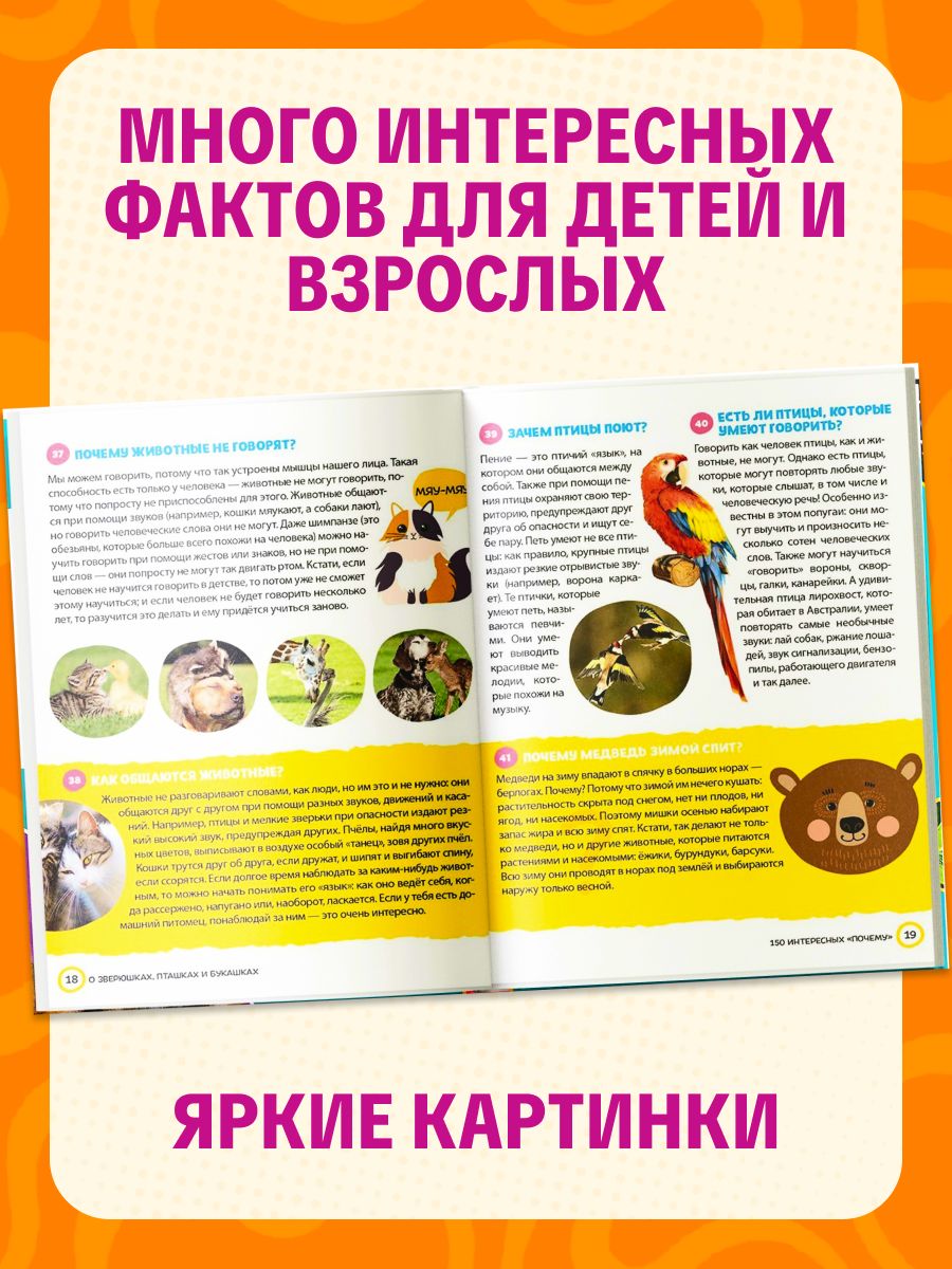 Энциклопедия для детей, Буква-Ленд "150 интересных почему", книги для детей 3+ | Reference Book - Ozon image 4