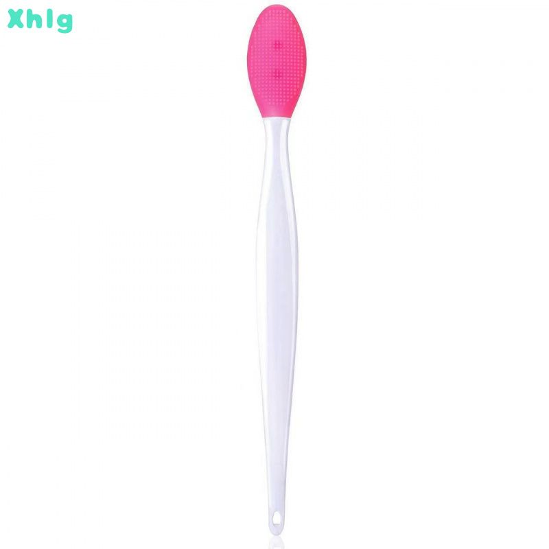 Blue Silicone Nose Cleaning Brush Long Handle Blackhead Remover