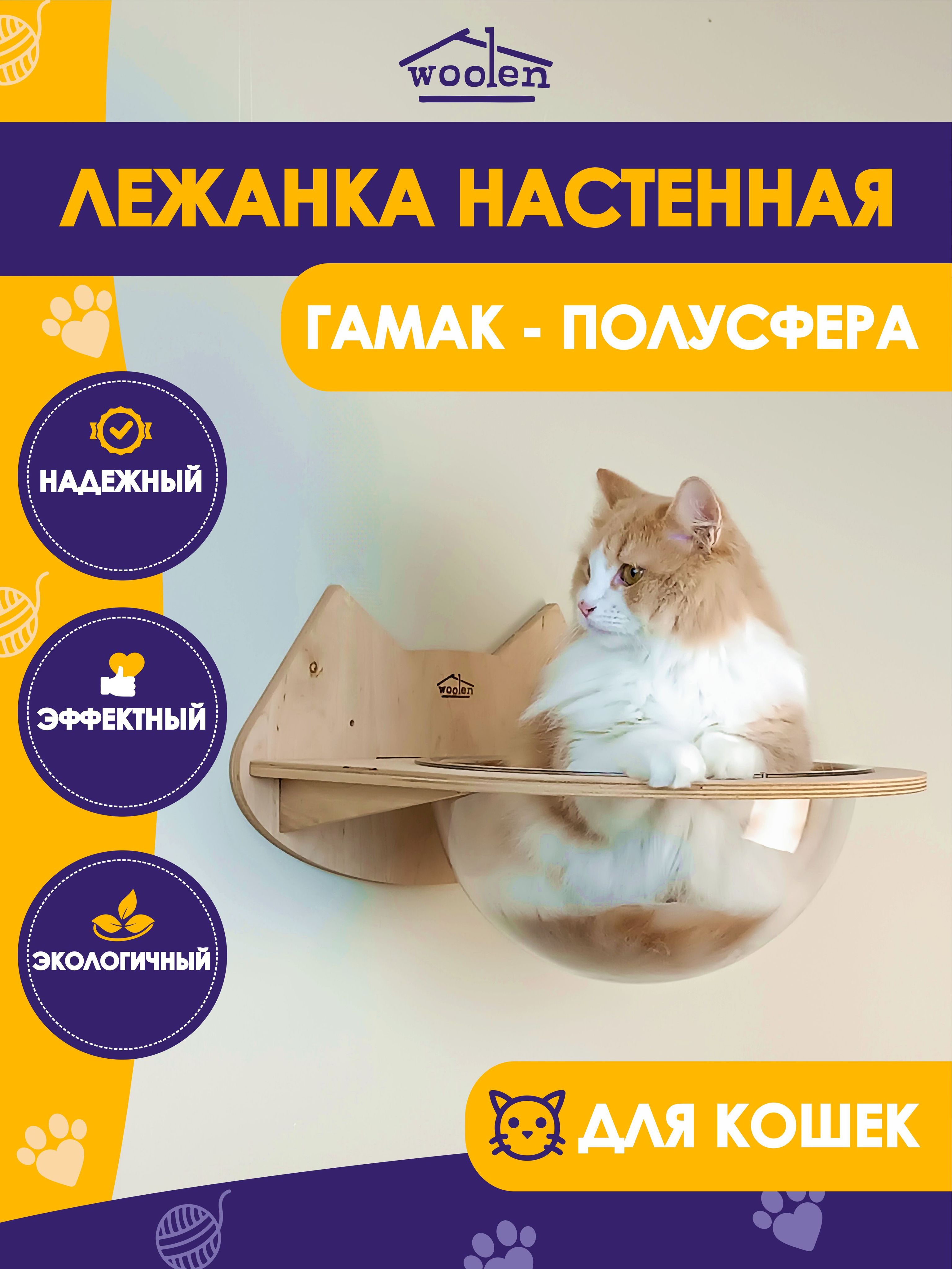 Гамакнастенныйдлякошек
