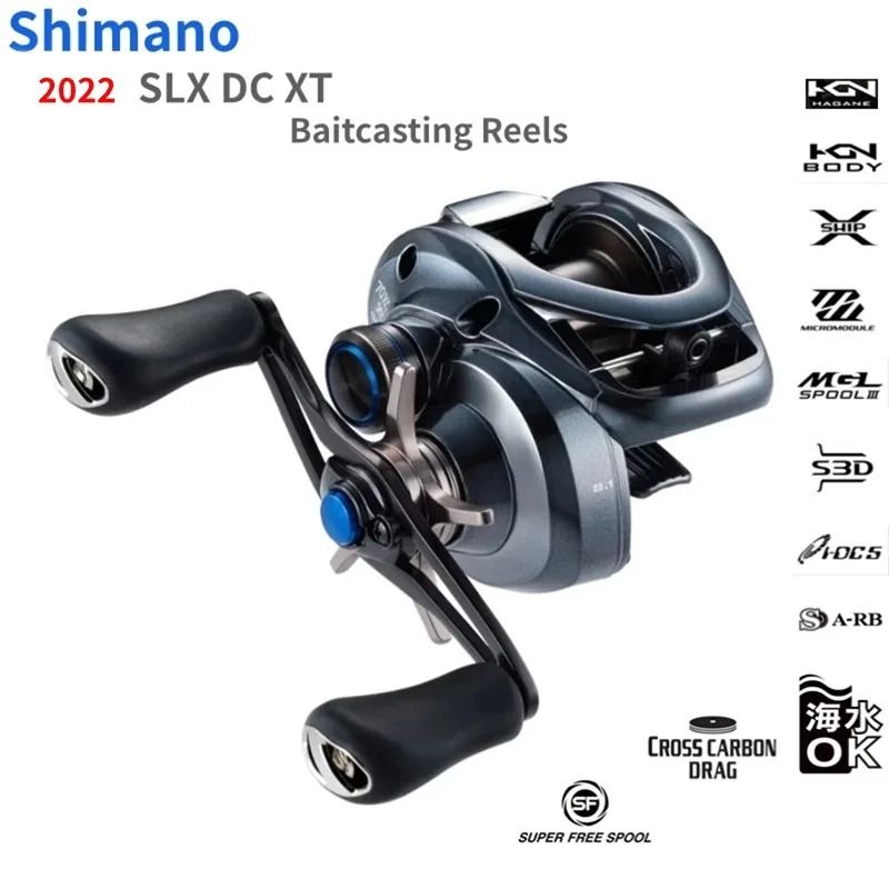 2022 SHIMANO SLX DC XT 71HG LEFT 7.4 Катушка для рыболовных