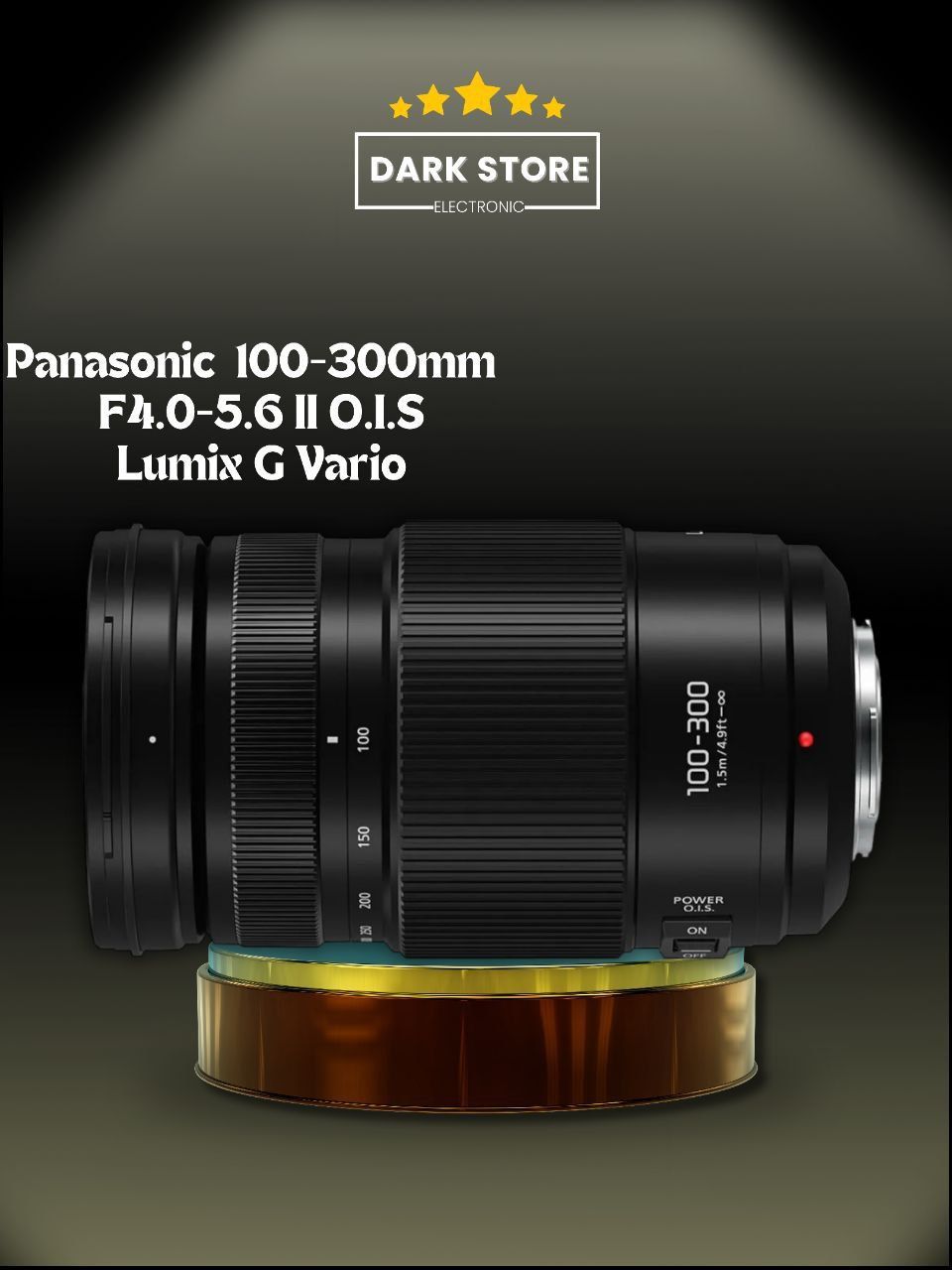 Объектив PANASONIC 100-300 MM F4.0.5.6 II O.I.S LUMIX G VARIO 