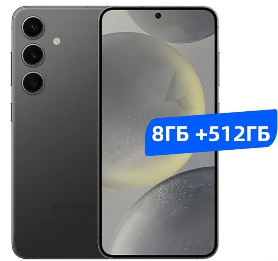 SamsungСмартфонGalaxyS245GNFCСмартфонSnapdragon8Gen3восьмиядерный6,2-дюймовыйAMOLED-дисплейсразрешением50МПитройнойкамерой8/512ГБ,черный