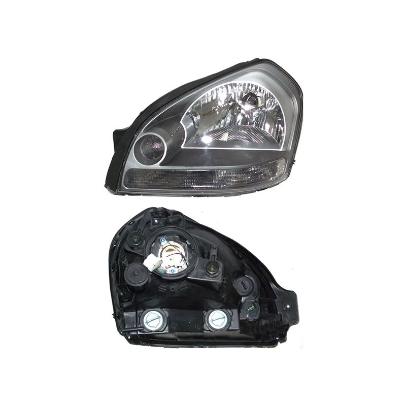 Фара Hyundai Tucson 04-09 (Слева/ Галоген/ Ручная регулировка)