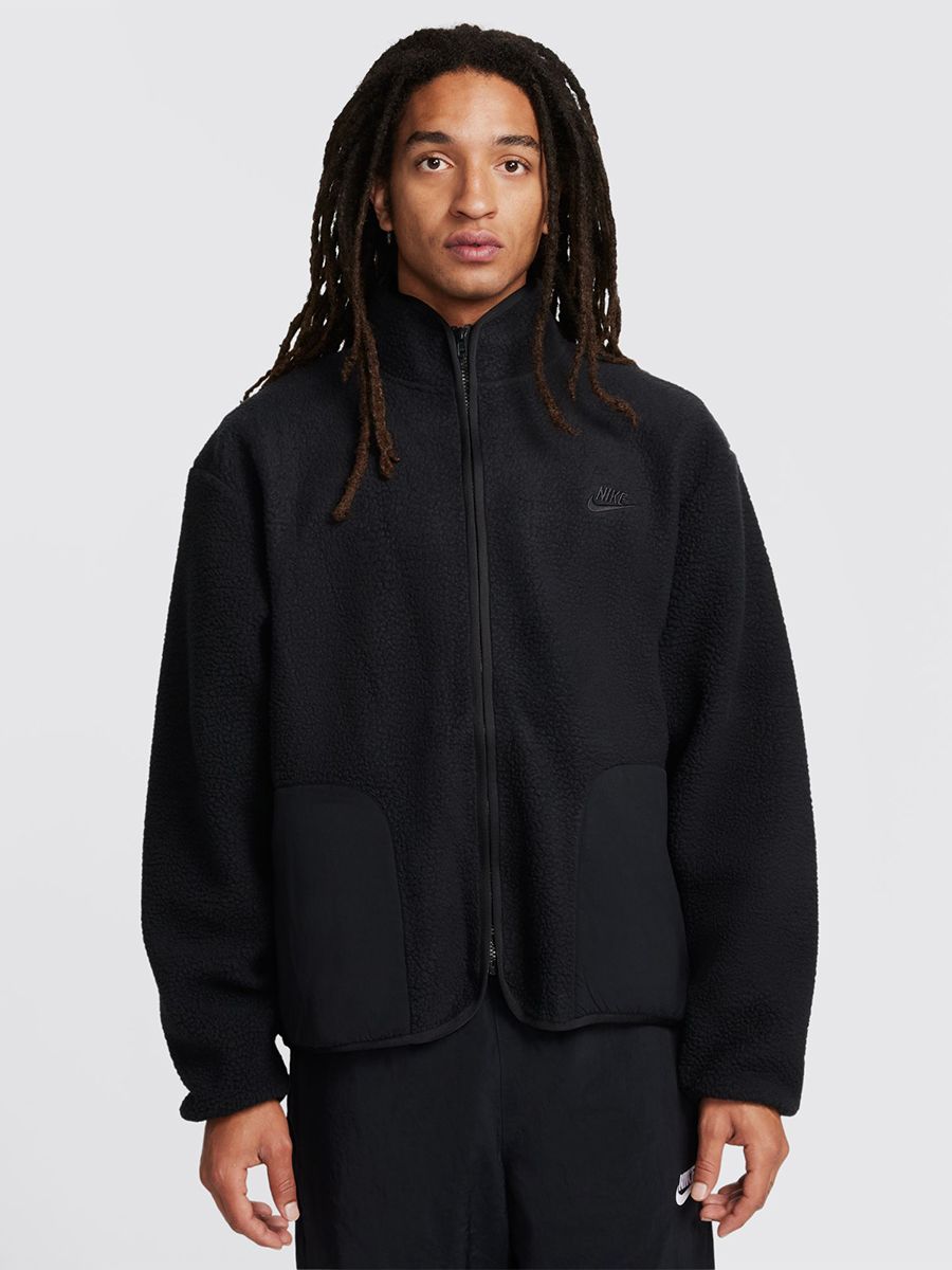 nike sherpa track jacket