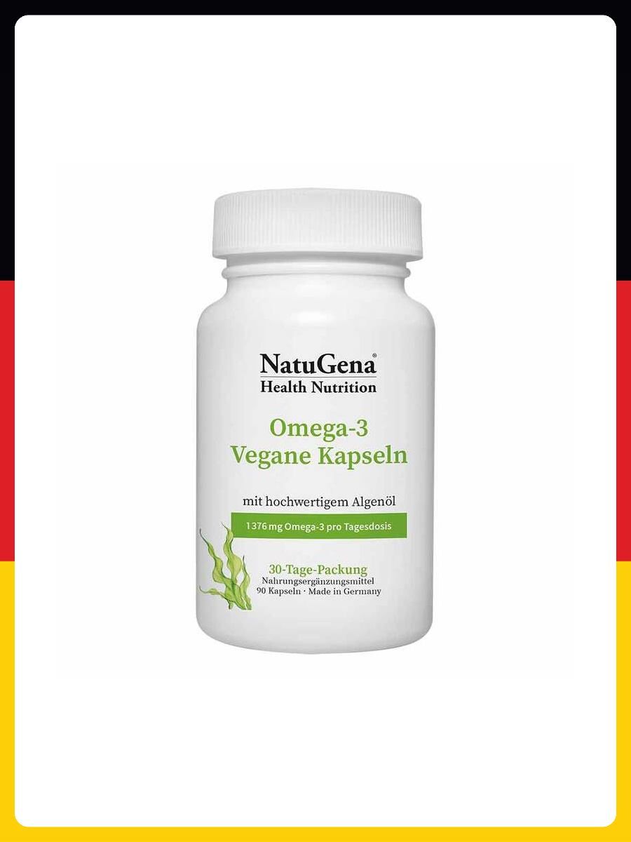 Пищевая добавка Omega-3 Vegan 1376mg 751 DHA 375 EPA algae oil