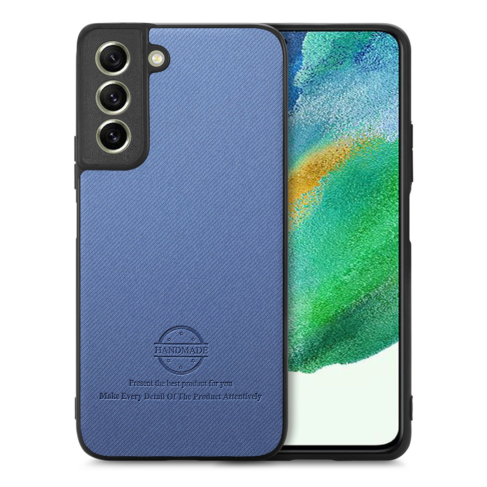 智能手机壳 用于 Samsung Galaxy S21 FE, 热塑性聚氨酯, 蓝色