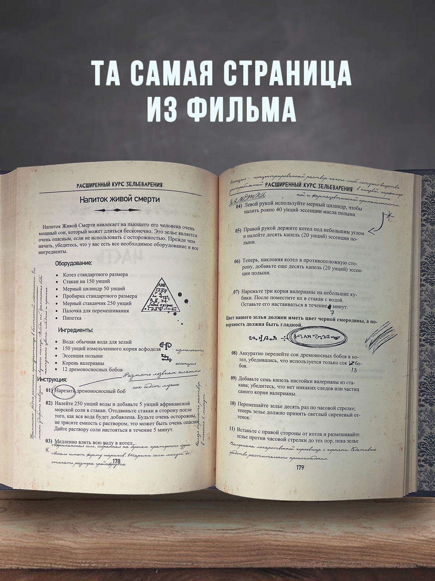 Учебник Зельеварение из Гарри Поттера от Принца Полукровки | A Potions Manual from the Harry Potter Universe - Ozon image 1