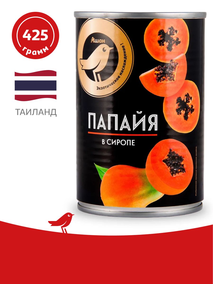ПапайяАШАНЗолотаяптицаконсервированная,425г