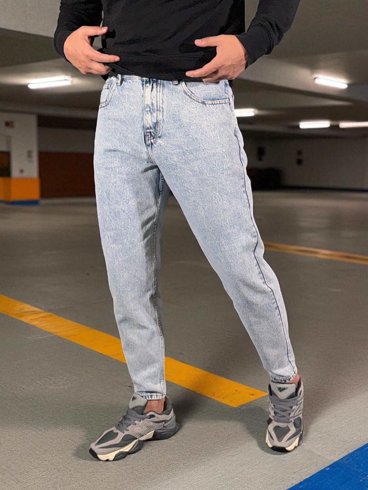 Джинсы REEZ JEANS Джинсы мужские бананы