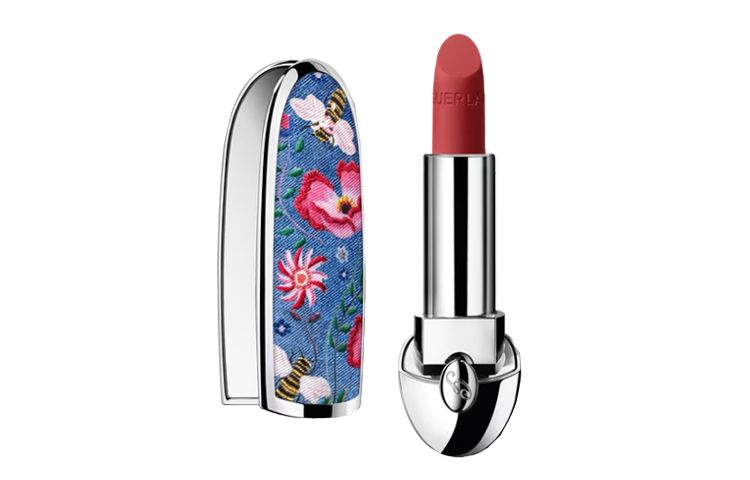 GUERLAIN Floral Denim Shell Vintage Edition Gemstone Lip Balm Lipstick ...