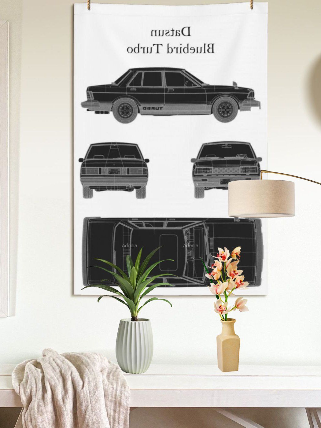 Флаг плакат баннер Datsun Bluebird Turbo Pattern 60cm X 90cm ...
