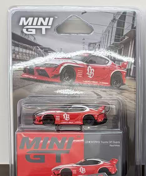 Машинка MINI GT MODEL 1:64 #1103 Toyota GR Supra LBWK red Blister ...