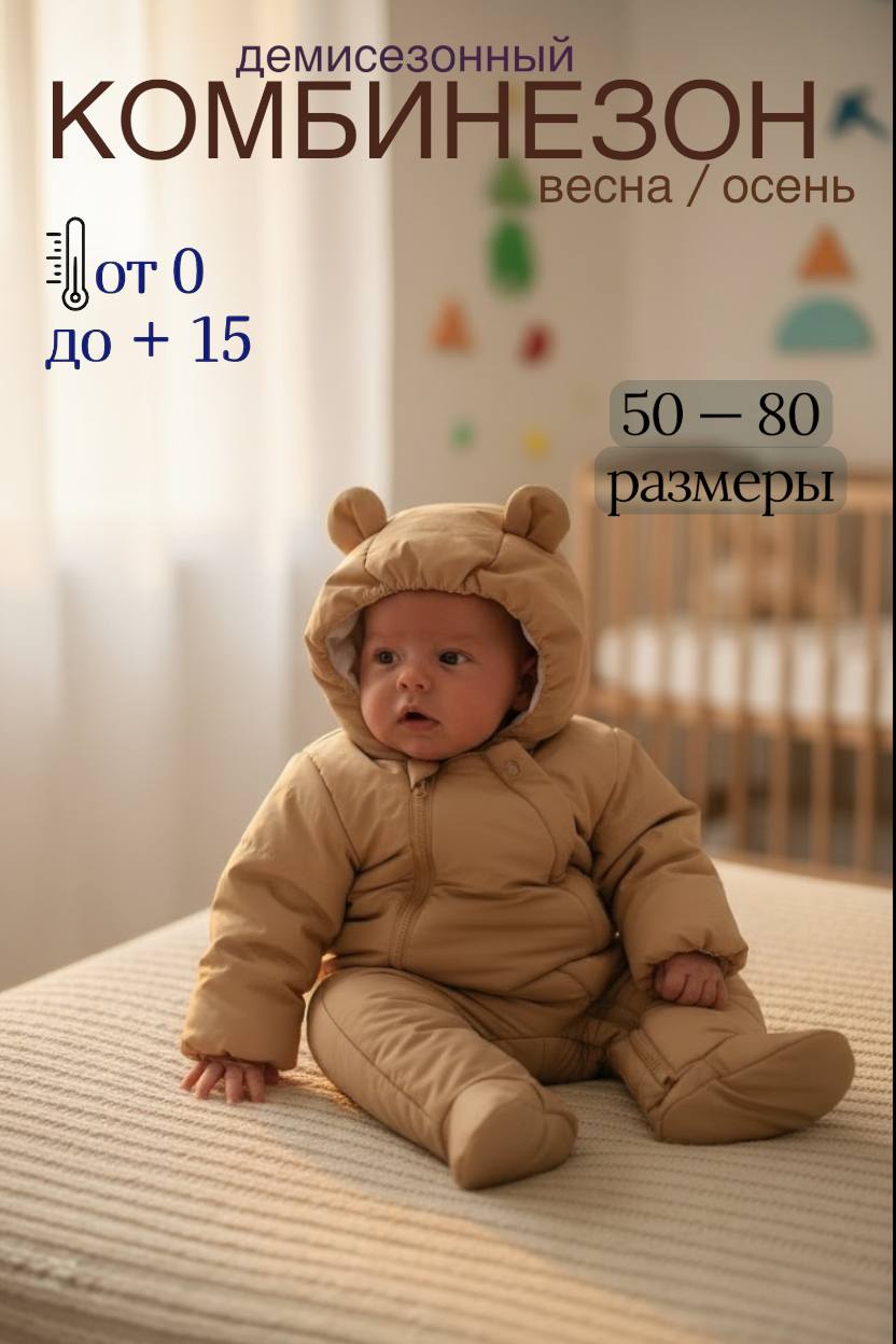 Комбинезон для малыша весенний
