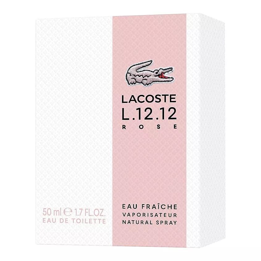 LACOSTE L.12.12 ROSE EAU FRAICHE Туалетная вода 50 мл купить