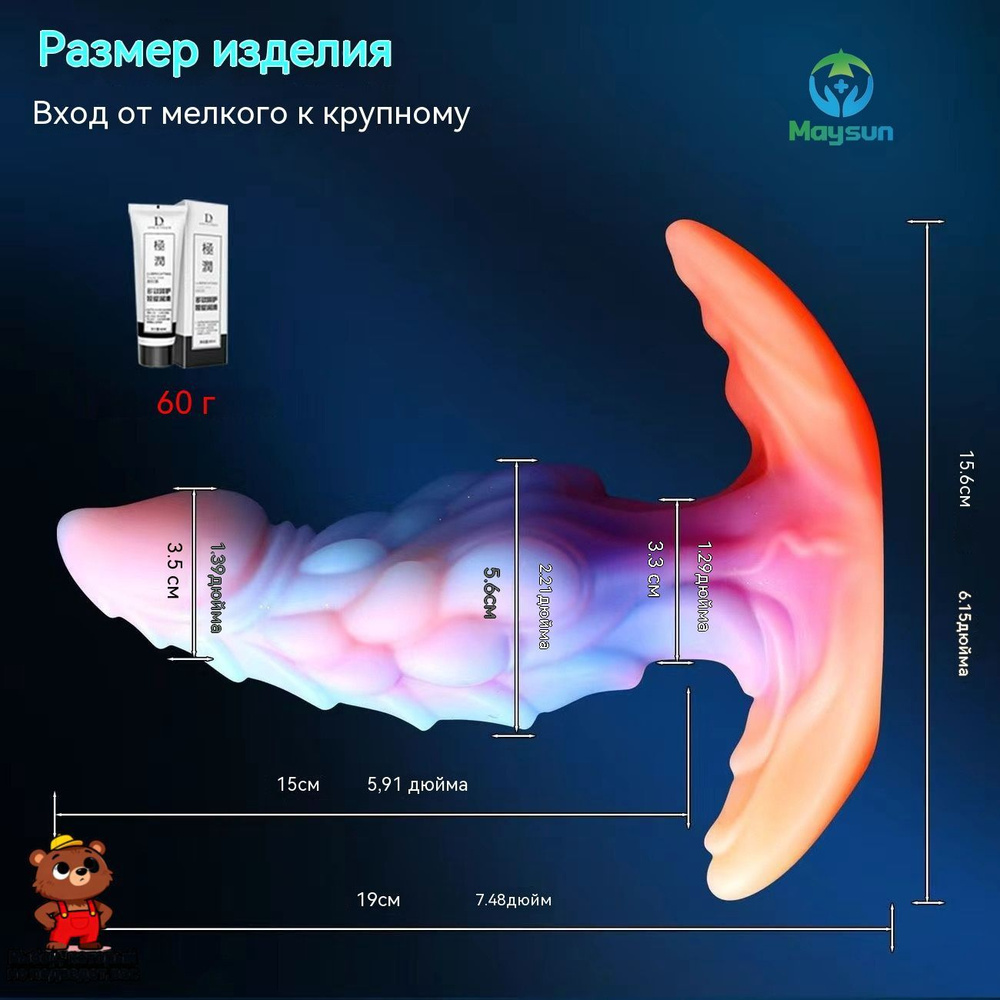 Фаллоимитатор, 19см #1