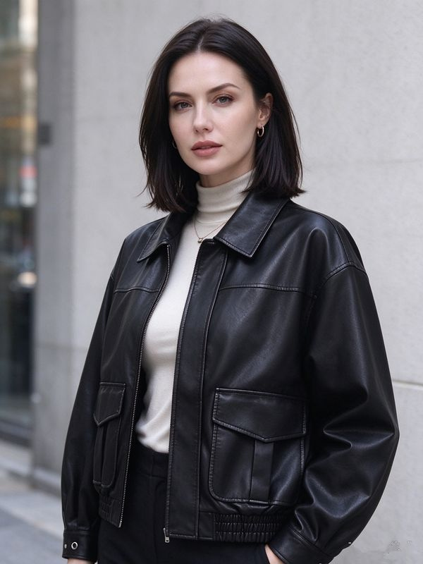 Куртка leather jacket #1