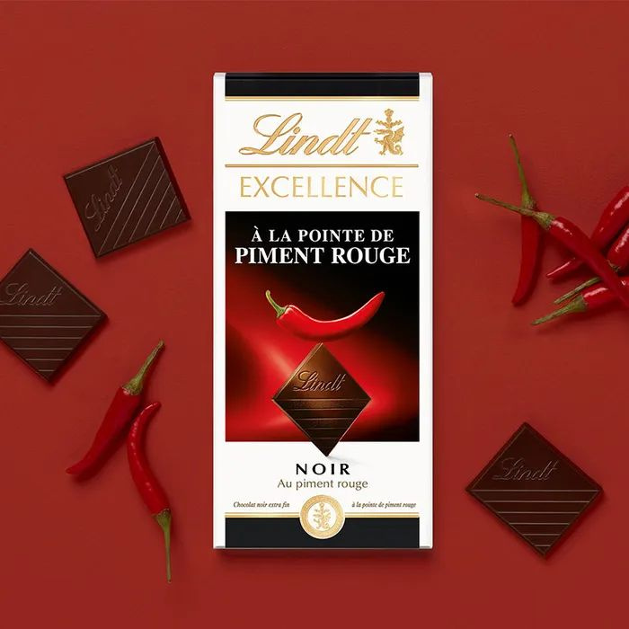 Шоколад Lindt Excellence темный с красным перцем 100гр (Франция ...