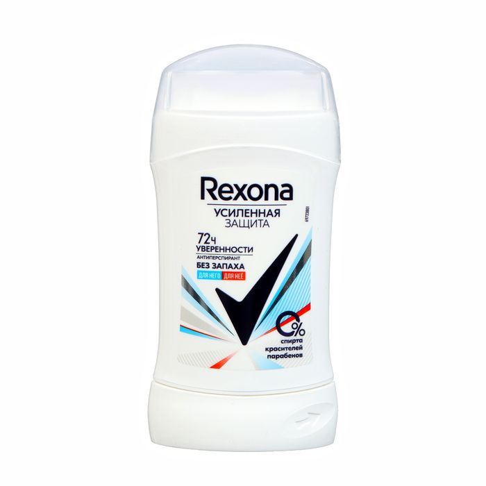 Антиперспирант Rexona MotionSense Без запаха , стик, 40 мл #1