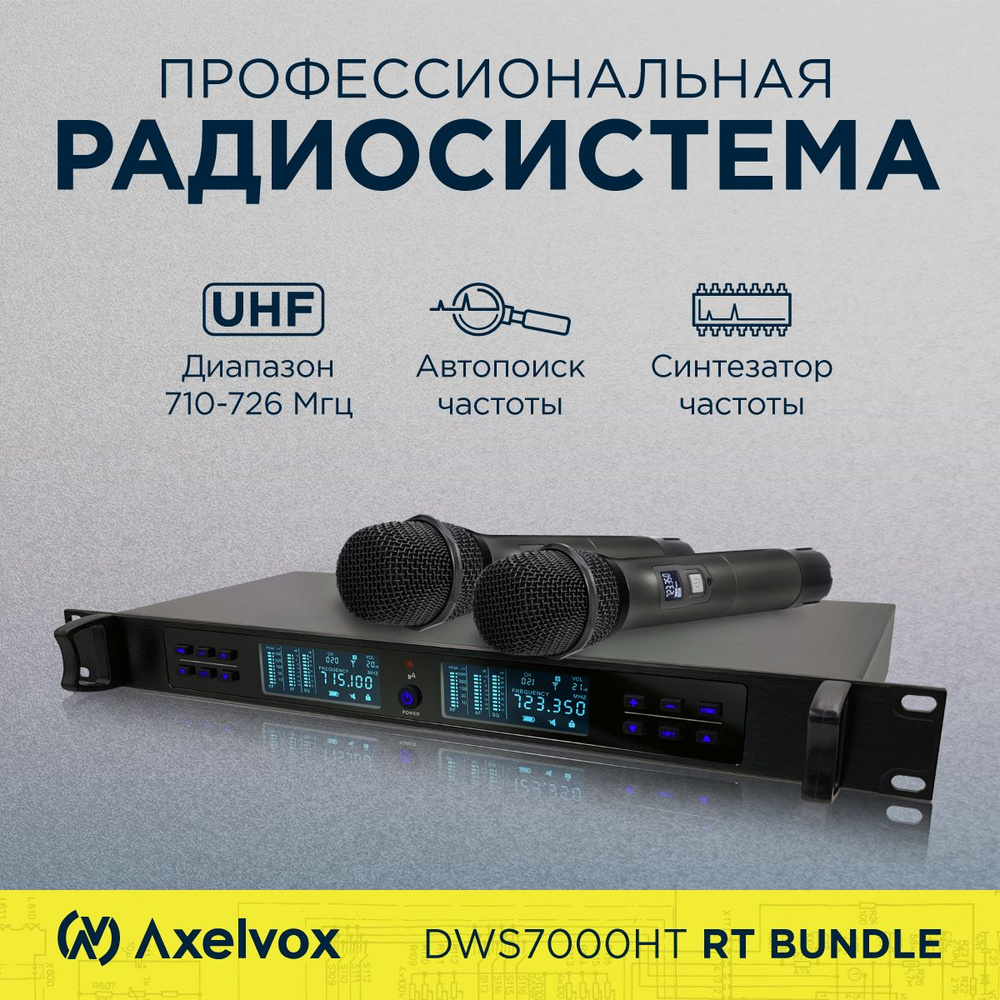 Микрофонная радиосистема AX-7000R Axelvox DWS7000HT (RT Bundle) #1