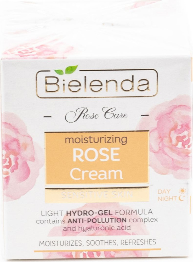 Bielenda / Белинда Rose Care Крем для лица увлажняющий с гиалуроновой кислотой 50мл / косметика против #1