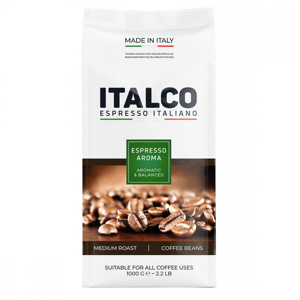 Кофе в зернах Italco Espresso Aroma, 1кг - купить с доставкой по ...