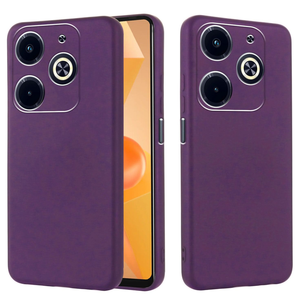 Силиконовый чехол для Infinix HOT 40i / Smart 8, soft touch с ...