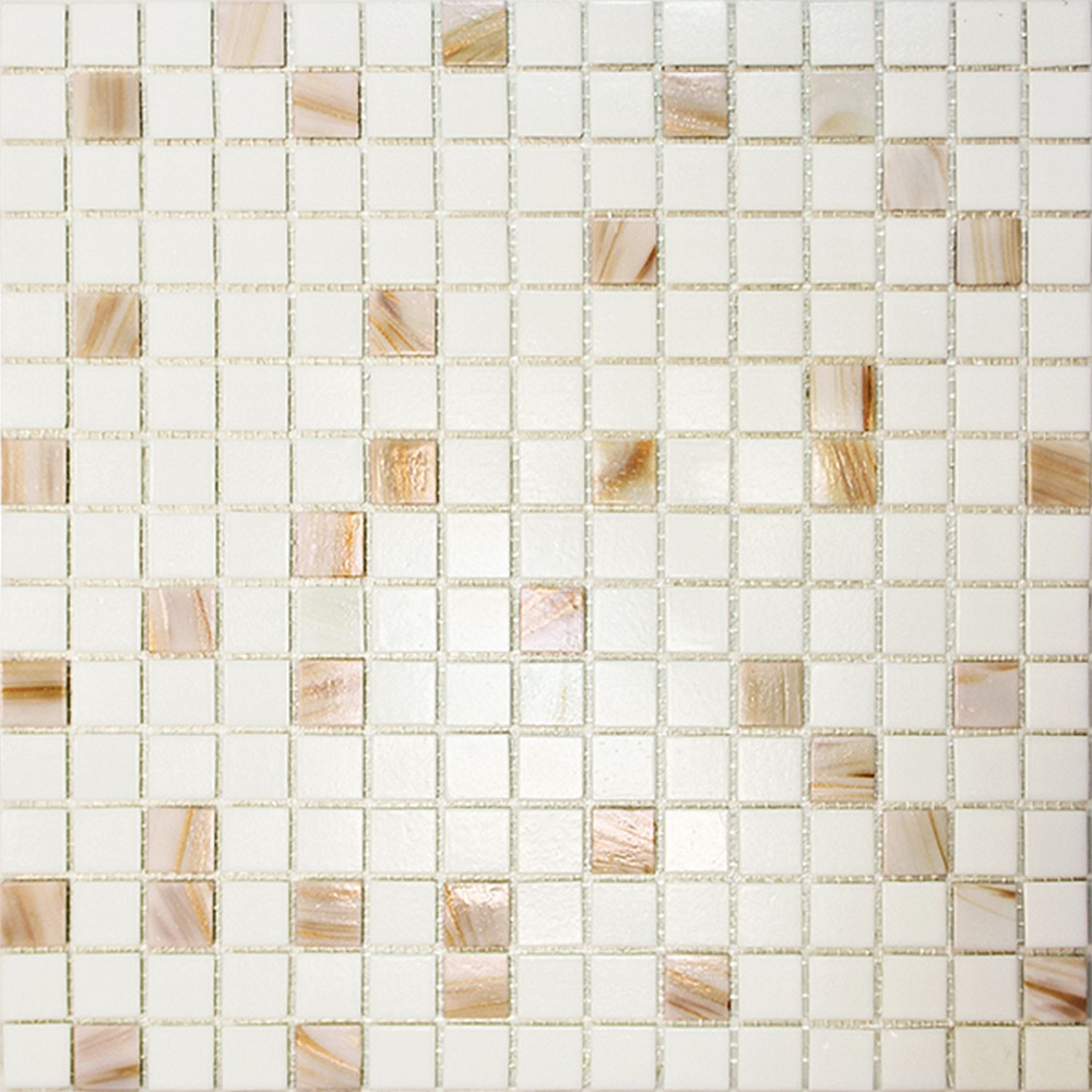 Elada Mosaic Плитка мозаика HK-10 бело-бежевый, коробка 20 шт., 2,14 м2, 32.7 см x 32.7 см, размер чипа: #1