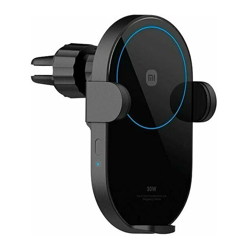 Автомобильное зарядное устройство Xiaomi MI Wireless Car Charger 30W, черный (W03ZM)  #1