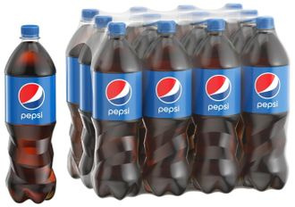 Pepsi Cola (Пепси) 1 л напиток газированный 12 штуки #1