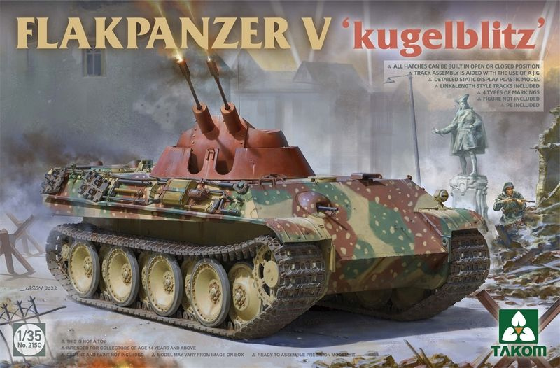 Модель для сборки PLAKPANZER V 'kugelblitz' (1/35) #1