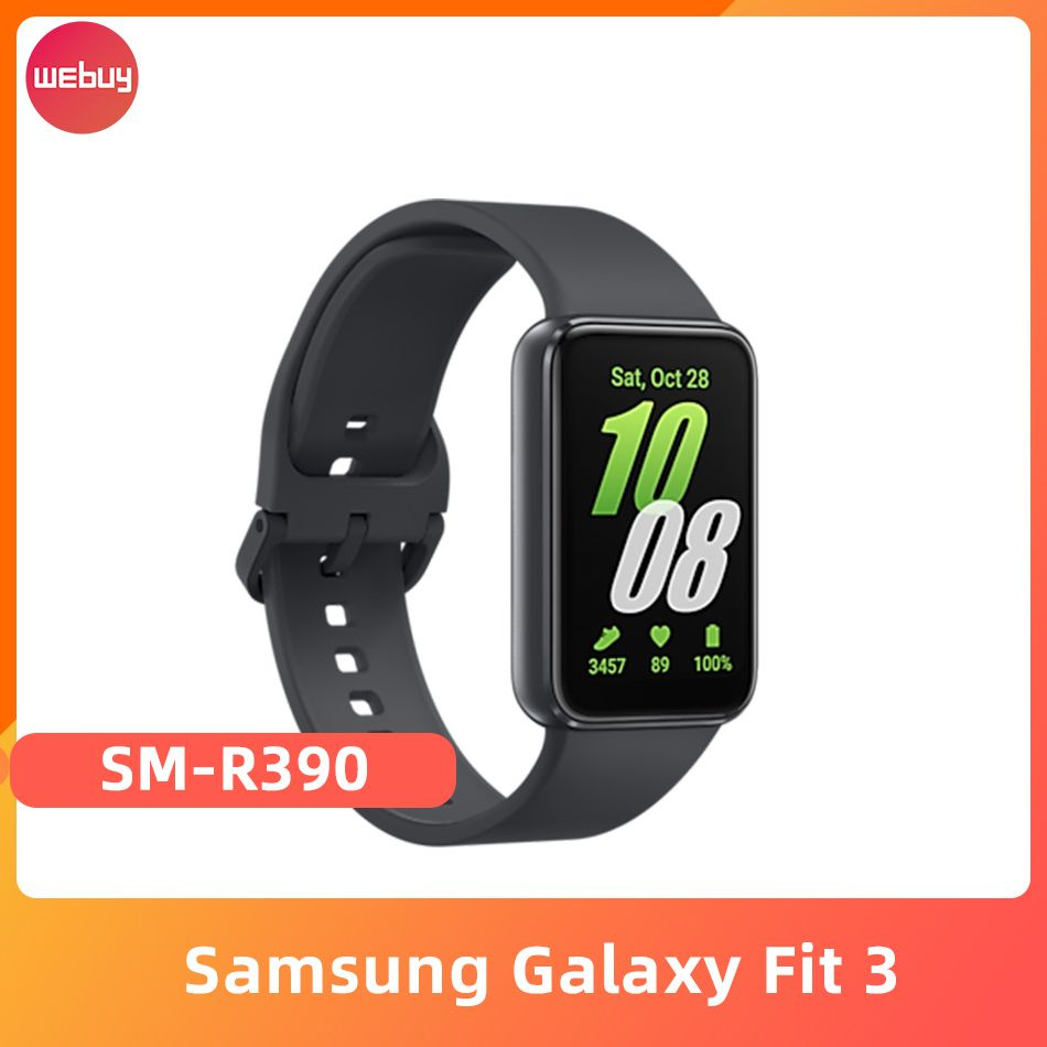 Samsung Фитнес-браслет Galaxy Fit 3 Умный браслет, черный - купить с  доставкой по выгодным ценам в интернет-магазине OZON (1432734451)