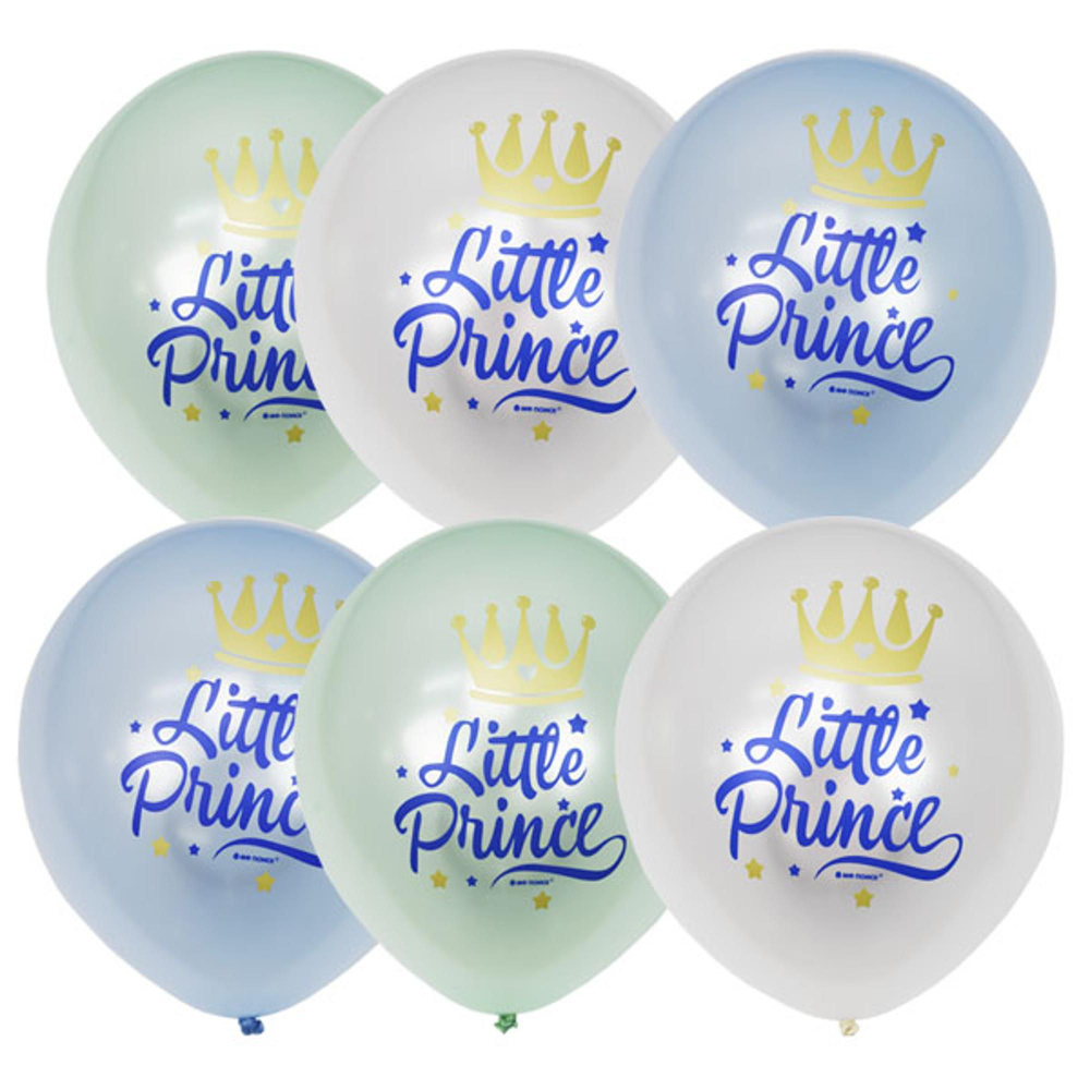 12"/30см Перламутр (шелк) 1 ст. 2 цв. рис Little Prince 25шт #1