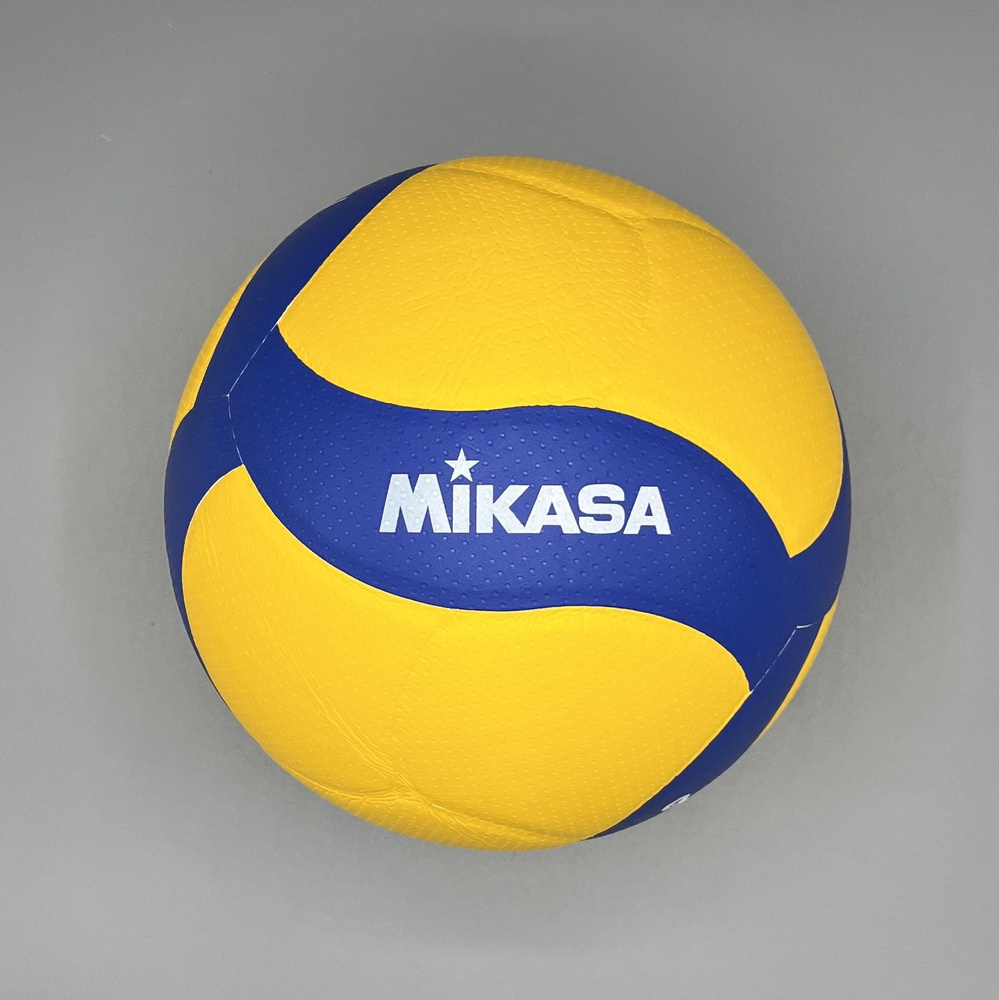 Мяч волейбольный Mikasa, 5 размер, синий, желтый купить по выгодной ...