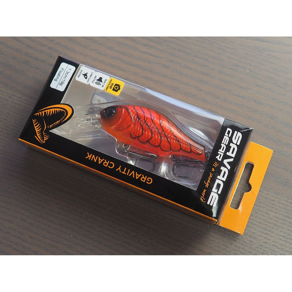 Воблер для рыбалки Savage Gear Gravity Crank MR 19g Red Crayfish 71689 #1